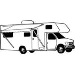 Carved Class C Camper Clipart