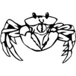 Carved Crab Clipart