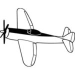 Engraved Prop Plane Image