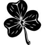 Carved Shamrock Clipart