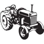 Engraved Tractor Picture